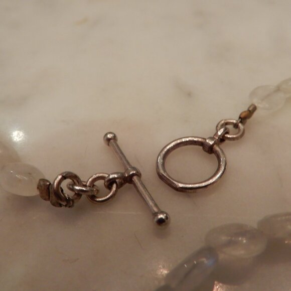 White Moonstone Necklace - Picture 2 of 2
